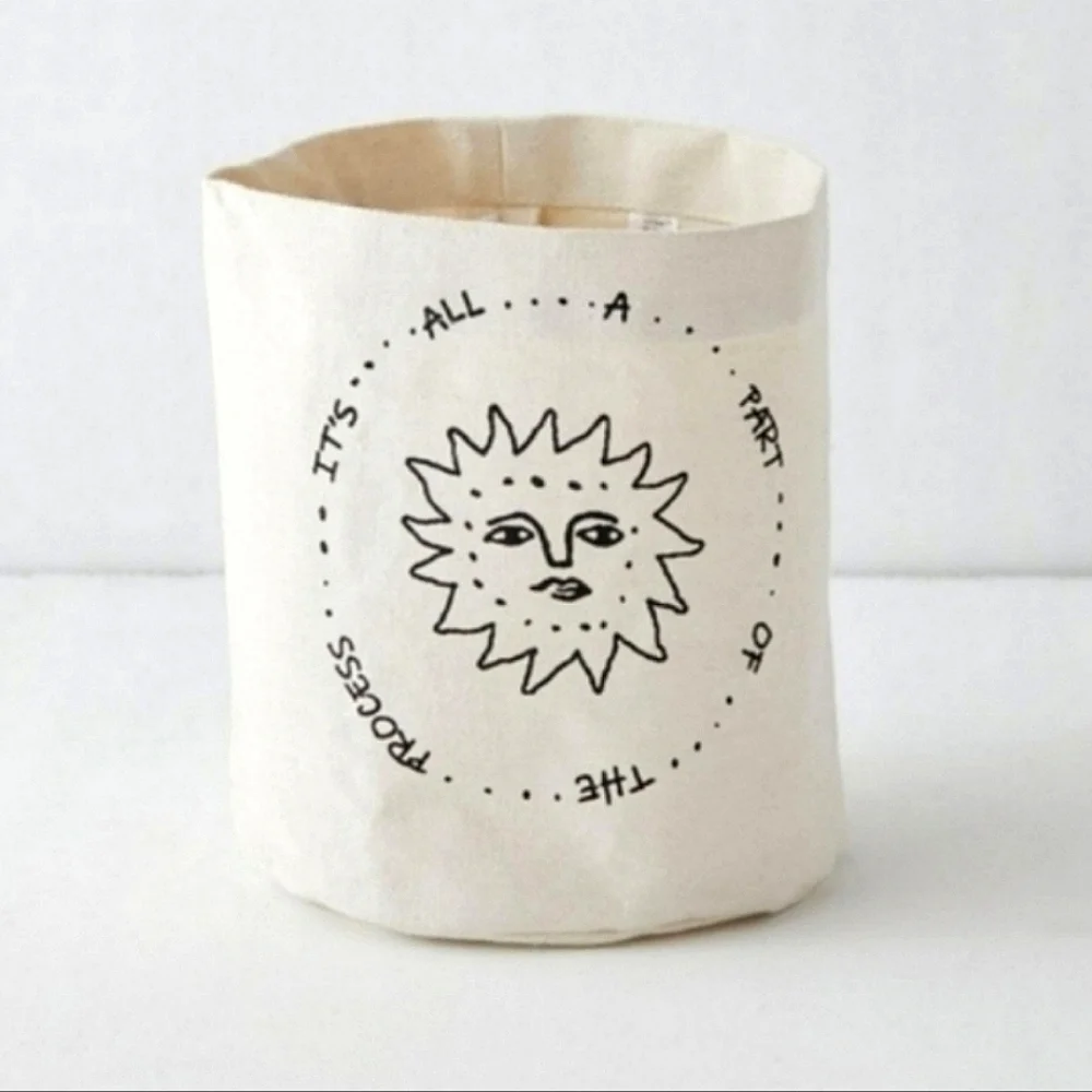 Urban Outfitters Sasha Canvas Boho Print Storage Bin NEW!